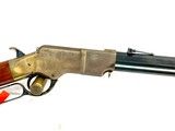 Henry 1860 45 Colt Made by Taylors / Uberti New in Box Old inventory. Natural patina on the brass from sitting in the box - 9 of 14