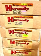 * 458 Lott * Kimber 8400 Caprivi. Discontinued in this caliber New in original box * Old inventory 2013* Includes 1 box of Hornady Ammo - 22 of 22