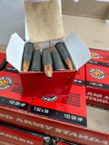 900 rounds Red Army Standard 7.62x39 Lead core Hollow points - 4 of 6