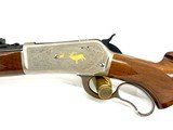 Browning 71 * 348 Win *High Grade, Engraved, With Gold Elk, and Deer - 19 of 25