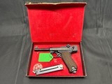 Erma EP-22 Excellent condition with original case and 2 magazines Wooden Grips .22 LR German Luger copy - 1 of 8