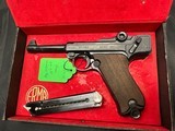 Erma EP-22 Excellent condition with original case and 2 magazines Wooden Grips .22 LR German Luger copy - 2 of 8