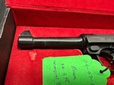 Erma EP-22 Excellent condition with original case and 2 magazines Wooden Grips .22 LR German Luger copy - 3 of 8