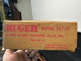 Attn Ruger collectors *Early Ruger 10-22 Sporter Mfg 1972 Rare Figured walnut stock With original Box! - 15 of 16