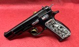 Custom Finished CZ 75 with Mother of Pearl custom grips. One of a kind! - 1 of 7