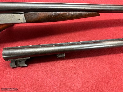 Remington 1900 SxS 16 ga two barrel set shotgun - Image 11 of 18