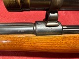 Mauser 98, Claw mount, Vintage 1940's scope, Double set triggers, Scroll engraving, Full length rib, 9mm Mauser - 4 of 17