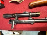 Mauser 98, Claw mount, Vintage 1940's scope, Double set triggers, Scroll engraving, Full length rib, 9mm Mauser - 13 of 17