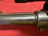 Mauser 98, Claw mount, Vintage 1940's scope, Double set triggers, Scroll engraving, Full length rib, 9mm Mauser - 9 of 17