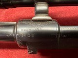 Mauser 98, Claw mount, Vintage 1940's scope, Double set triggers, Scroll engraving, Full length rib, 9mm Mauser - 16 of 17