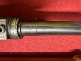 Mauser 98, Claw mount, Vintage 1940's scope, Double set triggers, Scroll engraving, Full length rib, 9mm Mauser - 7 of 17