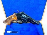 Excellent condition 4" Smith & Wesson Model 57 With Original carboard sleeve and display case 41 Mag - 6 of 15