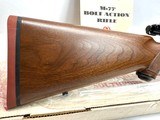 Collectors - Mint Condition Ruger M77 RSI 308 win In original box, With Original papers and Rings *1983* *Mint* Tang Safety Red Recoil pad - 2 of 21