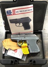 New Kel-Tec P3AT 380 **Includes Shipping and Credit Card Fees** Blued / Gray Grip - 1 of 2