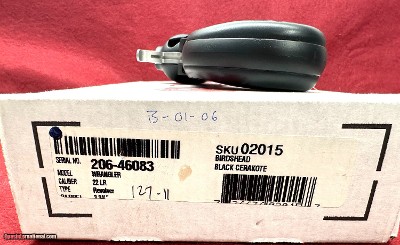 Ruger Wrangler Birdshead Black 3-3/4