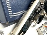 Nickel Smith & Wesson model 59 With original box and papers. Bullseye spring kit installed 1981 - 7 of 9