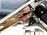 Nickel Smith & Wesson model 59 With original box and papers. Bullseye spring kit installed 1981 - 6 of 9