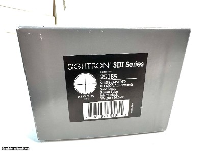 Sightron SIII 36 power 45mm obj ED Glass Like New - Image 2 of 8