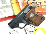 Junior Colt with Original Box and Papers .22 Short - 2 of 10