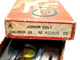 Junior Colt with Original Box and Papers .22 Short - 10 of 10