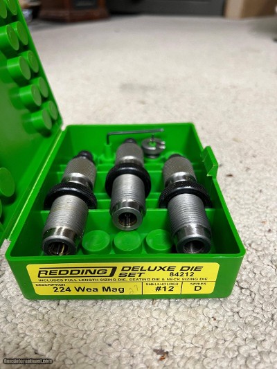 Redding Deluxe 3 Die 224 Weatherby Magnum
