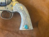 Colt Bisley .38 with RARE Mark Chee Solid Silver Grips- Manuf. 1911 - 4 of 11