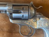 Colt Bisley .38 with RARE Mark Chee Solid Silver Grips- Manuf. 1911 - 10 of 11