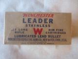 WINCHESTER LEADER 22 LONG RIFLE FULL BRICK - 1 of 4