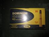 Dominion Made By CIL Canada 43 Mauser Caliber - 1 of 2