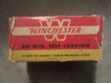Winchester & Peters 351 Winchester Self Loading - 1 of 8