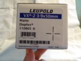 Leupold VX - 2 3 - 9 x 50mm - New in Box - 1 of 6