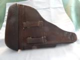 1915 Black Leather Luger Holster made in Hannover Germany - 12 of 18