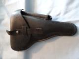 1915 Black Leather Luger Holster made in Hannover Germany - 18 of 18