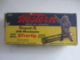 WESTERN SUPER X SILVER TIP 348 FACTORY AMMO FOR MODEL 71 WIN - 1 of 4