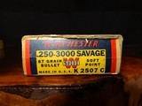 WINCHESTER AND SUPER X AMMO 250 SAVAGE AND 22 HIGH POWER - 2 of 21