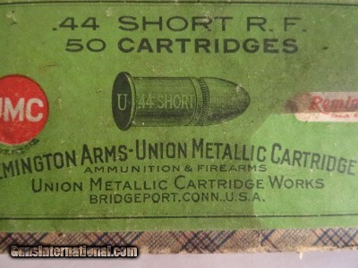 UMC REMINGTON ARMS - UNION METALLIC CARTRIDGE CO. .44 SHORT RF - 50 ROUNDS - Image 2 of 13