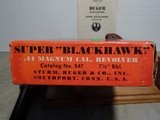 RUGER SUPER BLACK HAWK 44 MAG THREE SCREW - 20 of 20