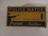 PETERS POLICE MATCH AMMO 32 S&W LONG
98 GRAIN WADCUTTER - 1 of 6