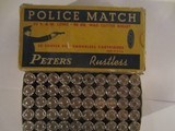PETERS POLICE MATCH AMMO 32 S&W LONG
98 GRAIN WADCUTTER - 4 of 6
