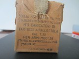 ITALIAN 7.35 MM DATED 1939 5 BOXES 90 ROUNDS - 1 of 3