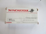 WINCHESTER 40 CALIBER S&W 180 GRAIN JHP - 1 of 2