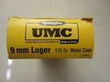 UMC 9mm 115 gr FMJ 50 rounds per box Five availible - 2 of 2
