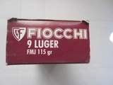 FIOCCHI 9MM LUGER FMJ 3 BOXES AVALIBLE - 2 of 2