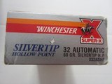 ONE BOX WINCHESTER 32 ACP SILVER TIP 50 ROUNDS - 1 of 2