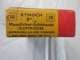 KYNOCH 8MM MANNLICHER-SCHONAUER
AMMO BOX OF TEN - 3 of 4