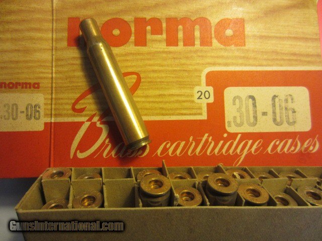 Norma Unprimed Brass 30 06