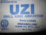 UZI 9MM LUGER 115 GR FMC - 2 of 2