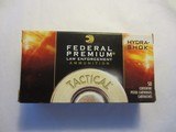 FEDERAL PREMIUM HYDRA SHOCK LAW ENFORCEMENT 9MM LUGER - 1 of 2