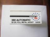 WINCHESTER 380 AUTO 95 GRAIN FMJ 50 ROUNDS - 2 of 2