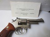 SMITH & WESSON MODEL 19-4 NICKEL W/BOX - 5 of 11